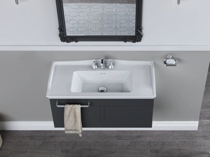 Cerastyle Kapadokya Etajerli Lavabo 65x48 cm - VB008J62U003Y01102 - Etajerli Lavabo - 2