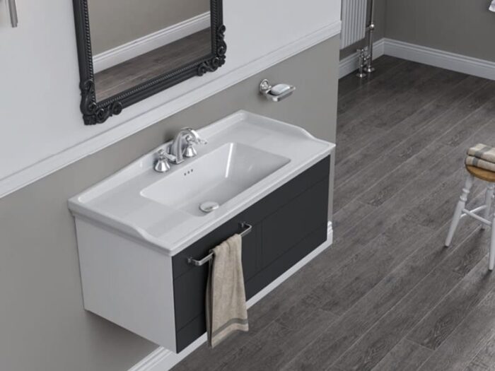 Cerastyle Kapadokya Etajerli Lavabo 80x48 cm - VB008M42U003Y01102 - Etajerli Lavabo - 1