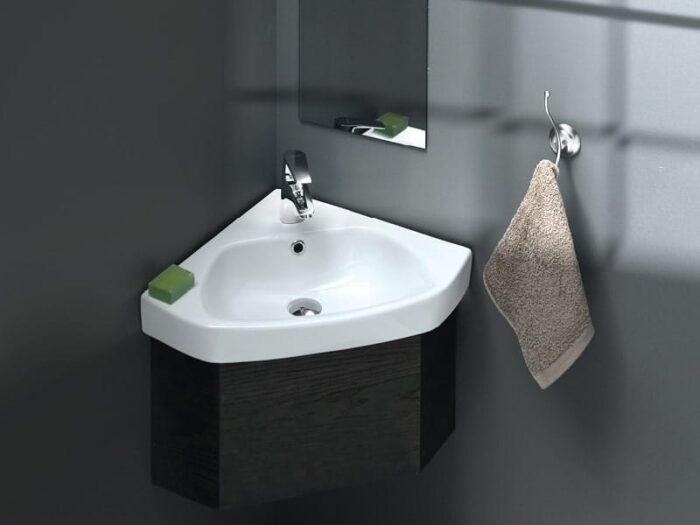 Cerastyle Köşe Lavabo 46 x 46 cm - CB062E82U003Y01102 - Köşe Lavabo - 1