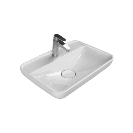 Cerastyle Lal Lavabo 60x42 cm - OC019H71U003Y01102 - Tezgah Üstü Lavabo
