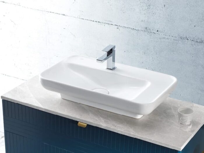 Cerastyle Lal Lavabo 70x42 cm - OC019K21U003Y01102 - Tezgah Üstü Lavabo - 1
