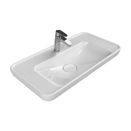 Cerastyle Lal Lavabo 80x42 cm - OC019M11U003Y01102 - Tezgah Üstü Lavabo
