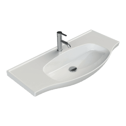Cerastyle Lila Etajerli Lavabo 100x48 cm - VB018A32U003Y01102 - Etajerli Lavabo