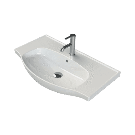 Cerastyle Lila Etajerli Lavabo 80x45 cm - VB018M22U003Y01102 - Etajerli Lavabo