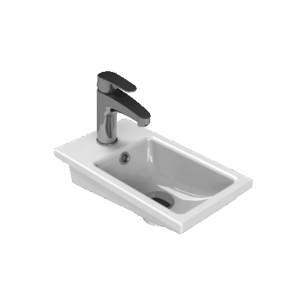 Cerastyle Mini L Lavabo 24 x 42 cm