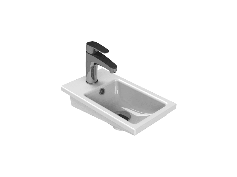 Cerastyle Mini L Lavabo 24 x 42 cm