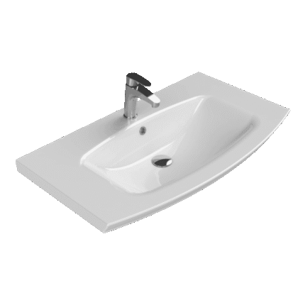 Cerastyle Plus Etajerli Lavabo 90x51 cm