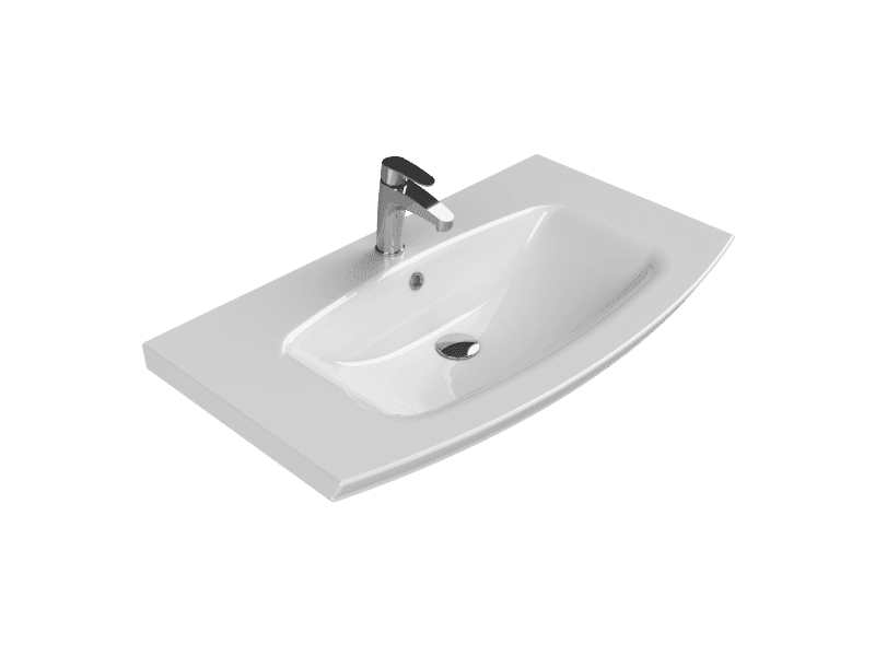 Cerastyle Plus Etajerli Lavabo 90x51 cm