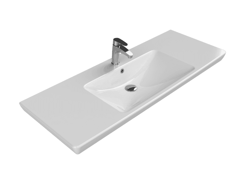 cerastyle porto d etajerli lavabo 125x48 cm VB067C32U003Y01102 Cerastyle Porto D Etajerli Lavabo 125x48 cm - VB067C32U003Y01102 - Etajerli Lavabo