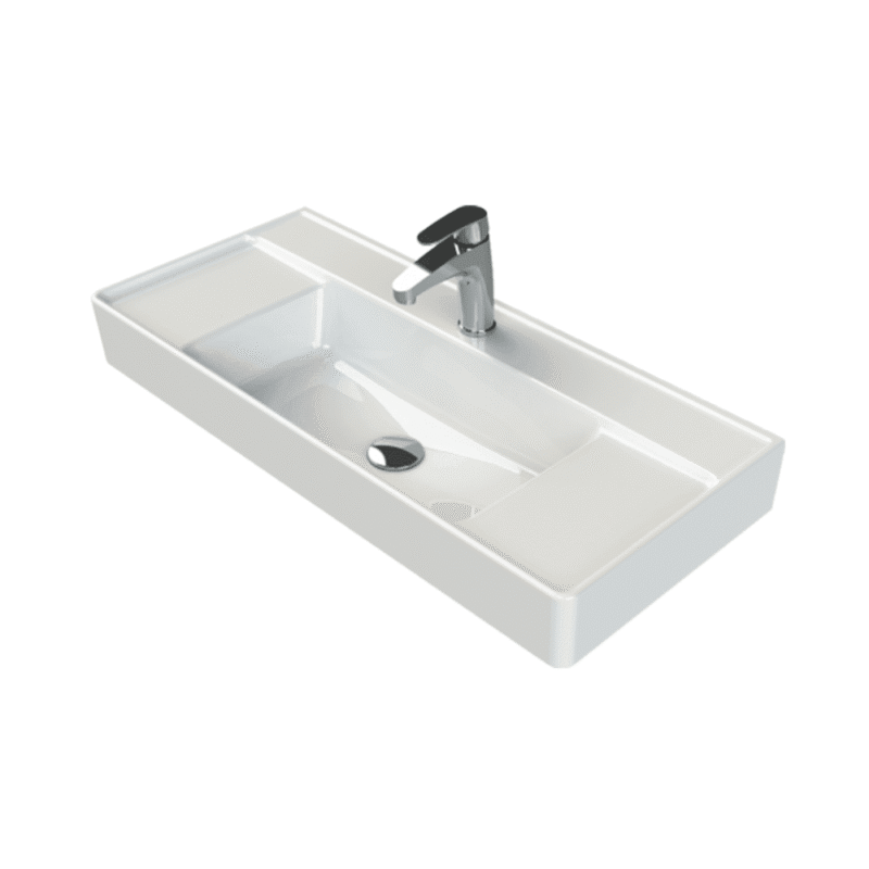 Cerastyle Sharp Etajerli Lavabo 85x38 cm