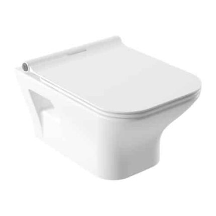 Eca Serel Nita Köşeli Asma Klozet 52x35.5 + Pelin Slim Yavaş Kapak