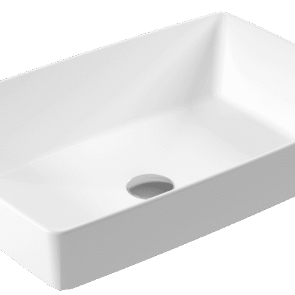 Eca Serel Rita Tezgah Üstü Lavabo 39x59 Mat Beyaz