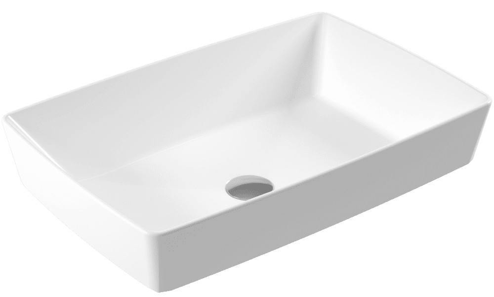 Eca Serel Rita Tezgah Üstü Lavabo 39x59 Eca Serel Rita Tezgah Üstü Lavabo 39x59