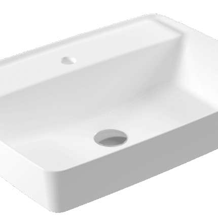 Eca Serel Rita Tezgah Üstü Lavabo 44x59 Mat Beyaz