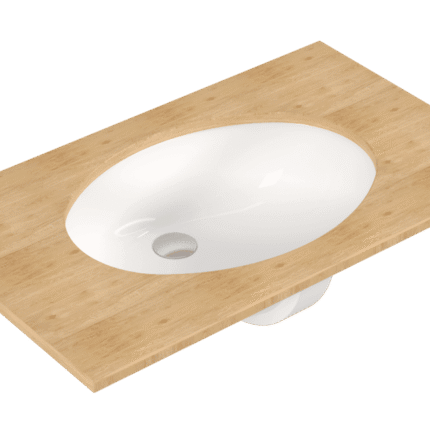 Eca Serel Tezgah Altı Oval Lavabo 43.5x58