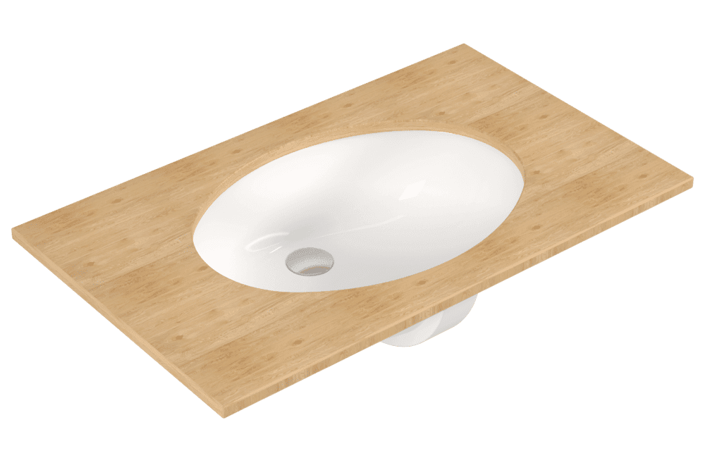Eca Serel Tezgah Altı Oval Lavabo 43.5x58 Eca Serel Tezgah Altı Oval Lavabo 43.5x58