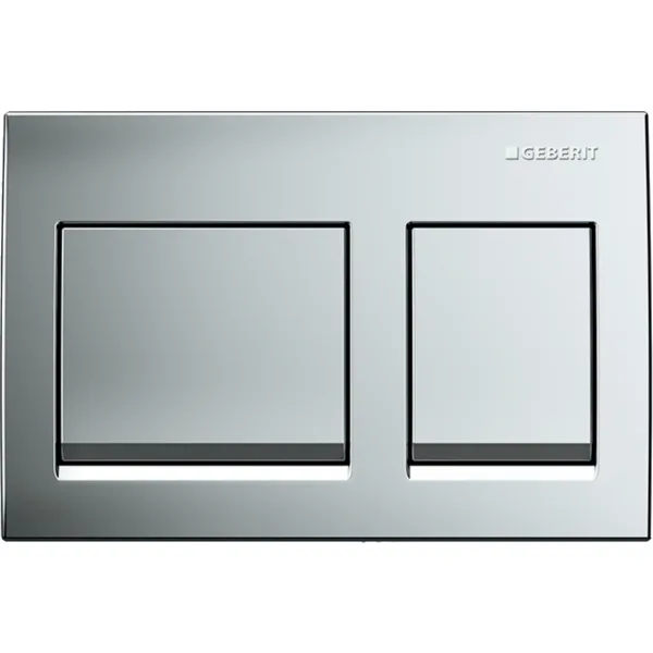 Geberit Alpha15 Çift Basmalı Mat Krom Kumanda Kapağı Geberit Alpha15 Çift Basmalı Mat Krom Kumanda Kapağı