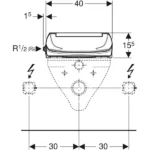 Geberit AquaClean 4000 Otomatik Taharet Sistemi Klozet Kapağı Beyaz