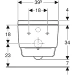 Geberit AquaClean Mera Classic Beyaz Asma Klozet
