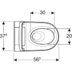 Geberit AquaClean Sela Comfort Parlak Krom Asma Klozet