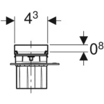 Geberit CleanLine20 Duş Kanalı Kapağı