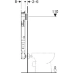 Geberit Gömme Rezervuar Alpha 8 Cm Gövde Alaturka - 109.175.00.1 - Gömme Rezervuarlar - 3