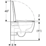Geberit iCon Beyaz Asma Klozet Seti - 501.659.00.1 - Asma Klozet - 2