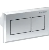 Geberit Kumanda Kapağı 12 Cm Kare Tasarım Çift Basmalı Siyah - 116.051.KV.1 - Kumanda Panelleri (Gömme Rezervuar Butonları)