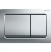 Geberit Kumanda Kapağı Alpha30 Çift Basmalı Parlak Krom