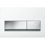 Geberit Kumanda Kapağı Alpha50 Çift Basmalı Beyaz - 115.060.11.1 - Kumanda Panelleri (Gömme Rezervuar Butonları)