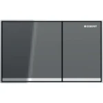 Geberit Kumanda Kapağı Omega60 Çift Basmalı Antrasit Cam - 115.081.JK.1 - Kumanda Panelleri (Gömme Rezervuar Butonları)