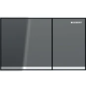 Geberit Kumanda Kapağı Omega60 Çift Basmalı Antrasit Cam - 115.081.JK.1 - Kumanda Panelleri (Gömme Rezervuar Butonları)
