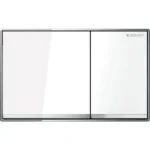 Geberit Kumanda Kapağı Omega60 Çift Basmalı Beyaz Cam - 115.081.SI.1 - Kumanda Panelleri (Gömme Rezervuar Butonları)