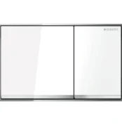 Geberit Kumanda Kapağı Omega60 Çift Basmalı Beyaz Cam - 115.081.SI.1 - Kumanda Panelleri (Gömme Rezervuar Butonları)