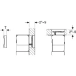 Geberit Kumanda Kapağı Omega60 Çift Basmalı Beyaz Cam - 115.081.SI.1 - Kumanda Panelleri (Gömme Rezervuar Butonları) - 3