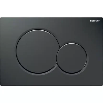 Geberit Kumanda Kapağı Sigma 01 Çift Basmalı Siyah