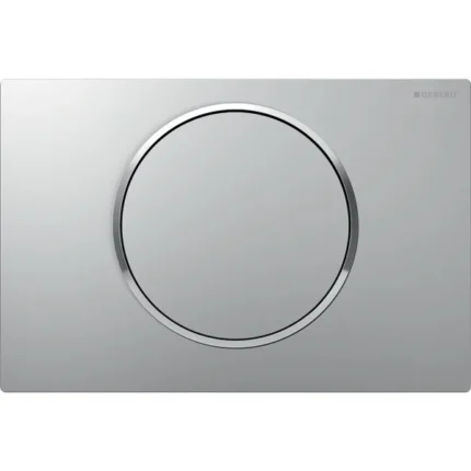 Geberit Kumanda Kapağı Sigma 10 Tek Basmalı Mat Krom / Parlak - 115.758.JQ.5 - Kumanda Panelleri (Gömme Rezervuar Butonları)