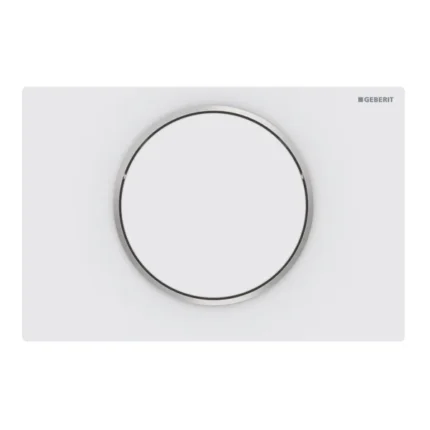 Geberit Kumanda Kapağı Sigma10 Tek Basmalı Mat Beyaz / Parlak
