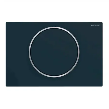 Geberit Kumanda Kapağı Sigma10 Tek Basmalı Mat Siyah / Parlak