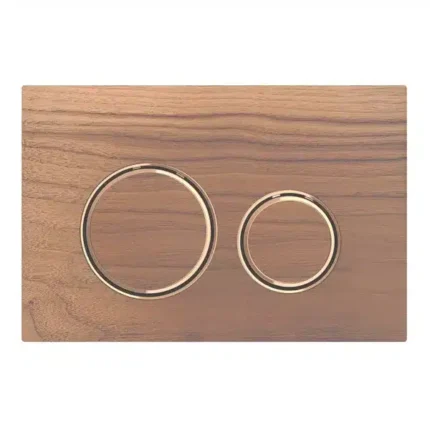 Geberit Kumanda Kapağı Sigma21 Çift Basmalı Ahşap / Bronz