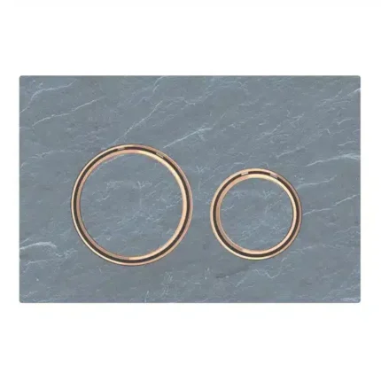 Geberit Kumanda Kapağı Sigma21 Çift Basmalı Arduvaz / Bronz