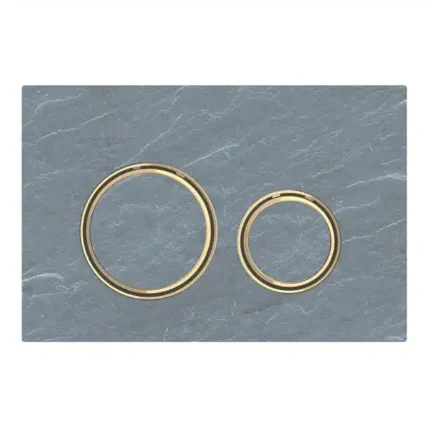 Geberit Kumanda Kapağı Sigma21 Çift Basmalı Arduvaz / Prinç