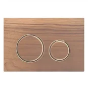 Geberit Kumanda Kapağı Sigma21 Çift Basmalı Ahşap / Bronz - 115.650.JX.1 - Kumanda Panelleri (Gömme Rezervuar Butonları)