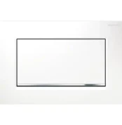 Geberit Kumanda Kapağı Sigma30 Tek Basmalı Beyaz / Parlak / Beyaz