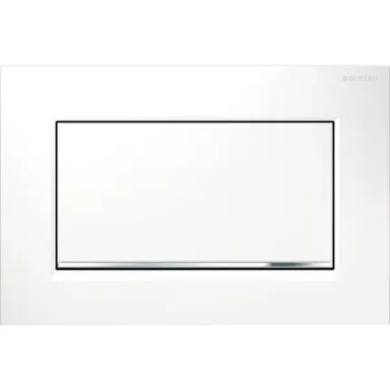 Geberit Kumanda Kapağı Sigma30 Tek Basmalı Beyaz / Parlak / Beyaz - 115.893.KJ.1 - Kumanda Panelleri (Gömme Rezervuar Butonları)