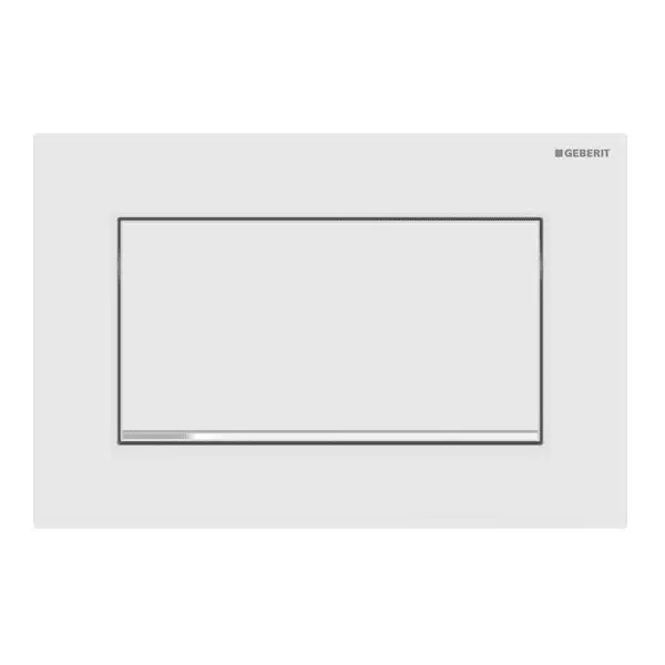 Geberit Kumanda Kapağı Sigma30 Tek Basmalı Mat Beyaz / Parlak Geberit Kumanda Kapağı Sigma30 Tek Basmalı Mat Beyaz / Parlak