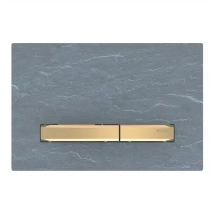 Geberit Kumanda Kapağı Sigma50 Çift Basmalı Arduvaz / Prinç