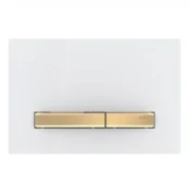 Geberit Kumanda Kapağı Sigma50 Çift Basmalı Beyaz / Prinç