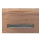 Geberit Kumanda Kapağı Sigma50 Çift Basmalı Ahşap / Siyah Krom - 115.671.JX.2 - Kumanda Panelleri (Gömme Rezervuar Butonları)