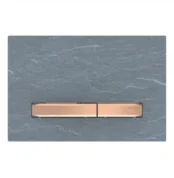Geberit Kumanda Kapağı Sigma50 Çift Basmalı Arduvaz / Bronz - 115.670.JM.2 - Kumanda Panelleri (Gömme Rezervuar Butonları)